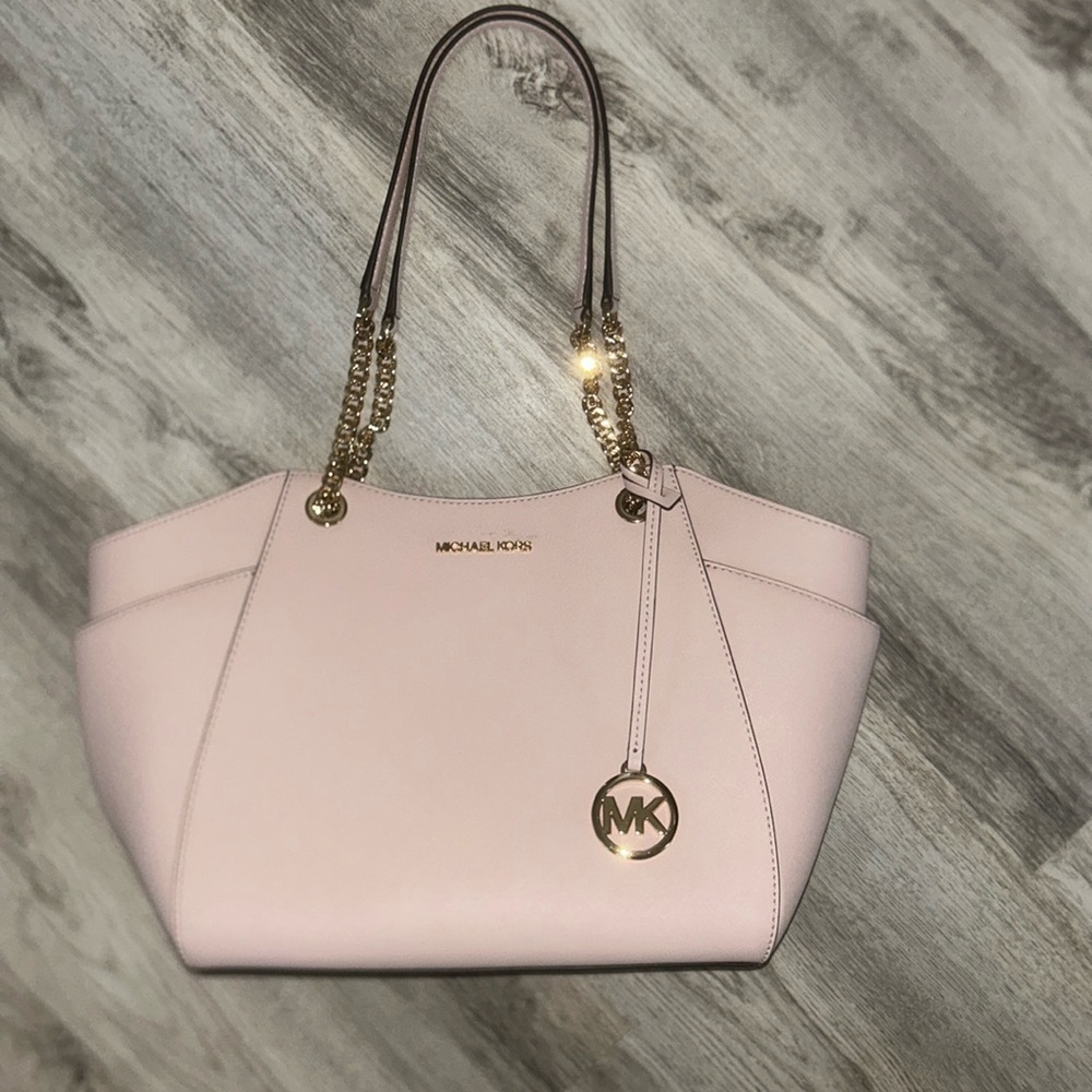 Pale pink Michael Kors bag